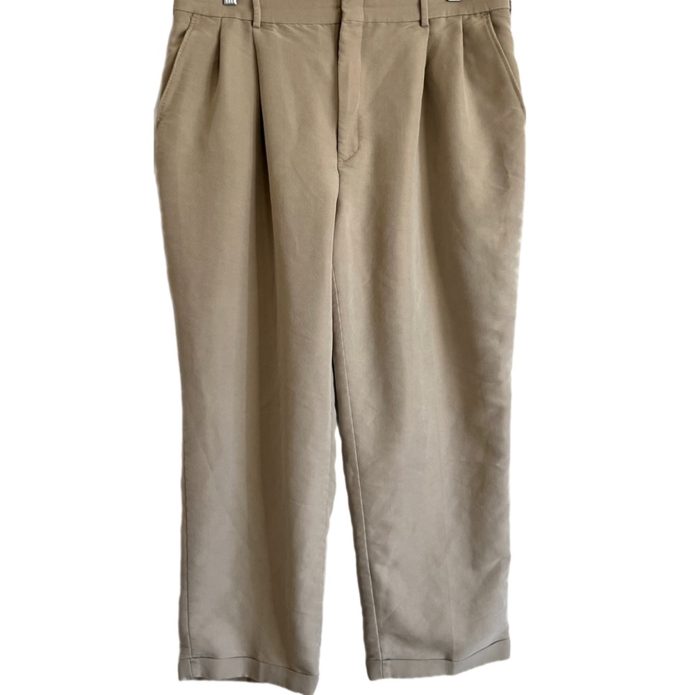 Kenneth Cole Reaction, Khaki, Office, Minimalistic, Fashionable Pants
